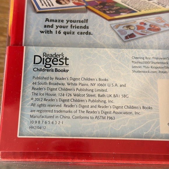 The Human Body: Inside & Out Sealed Readers Digest 2012 NOS - Picture 9 of 10